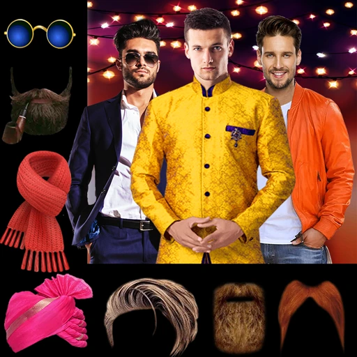 Man Photo Suit Montage