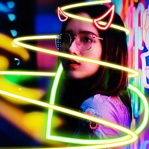 Neon Drip Art Photo Editor